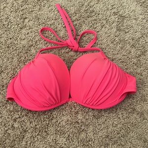Shade & Shore pink molded cup bikini to